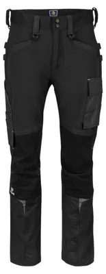 Image de Projob - Pantalons de travail pour hommes "5566" modèle ET1100 (taille 34S) (noir)
