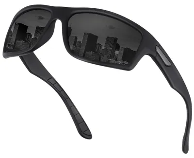Imagen del producto de Gafas de sol deportivas para hombre, con lentes polarizadas, protección UV400, ideales para la pesca y el ciclismo