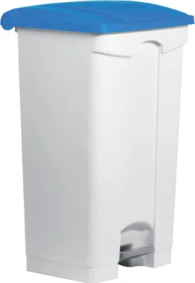 Obrázek produktu pro pedálový koš helit, 90 litrů, bílý/modrý