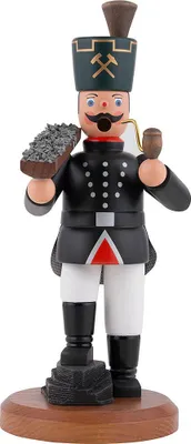 Produktbild von Bergmann mit Erzschale (22cm) Räuchermann von HoDreWa Legler