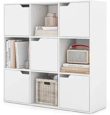 Immagine prodotto di Libreria a 5 ante FPB-062, 29,5 x 89,5 x 89,5 cm, bianca
