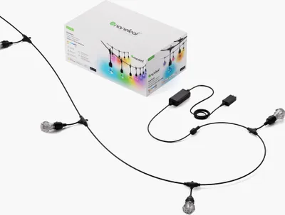 Obrázok produktu pre Nanoleaf NF084K02-40SLO, Inteligentné záhradné osvetlenie, Wi-Fi/Bluetooth, Čierna, 802.11b, 802.11g, Wi-Fi 4 (802.11n), 2700 K, 6500 K