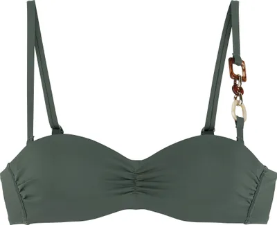 Produktbild von LASCANA Bügel-Bandeau-Bikini-Top Yves oliv Größe 40 Cup B