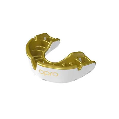 Image de Protège-dents Opro Gold Ultra Fit - Blanc / Or
