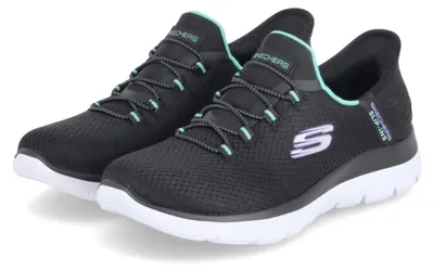 Produktbild von Skechers Damen Slip-Ins Sneaker DIAMOND DREAM Schwarz Textil Größe: 35