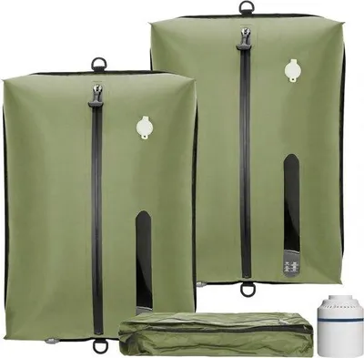 Produktbild von Famanu Vakuumtas für Reisebekleidung mit Pumpe - wasserdichte Organizer-Tasche