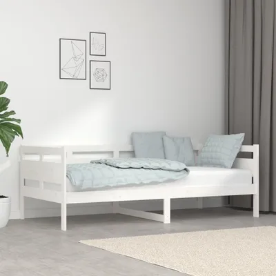 Produktbild von "Rabatt" Tagesbettrahmen/Schlafsofa - Modernes Design - Weiß Massivholz Kiefer 90x190 cm - Klassische Betten CC21780