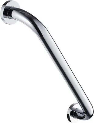 Produktbild von Handgriff für das Badezimmer, 40 cm - Messing, poliertes Chrom - Rutschfester Wandhalter - Für zusätzliche Sicherheit beim Duschen