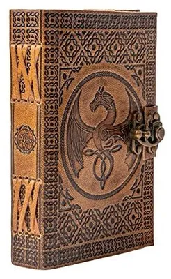 Produktbild von s Vintage Leder Tagebuch mit Schloss für Notizen und Erinnerungen