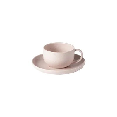Imagen del producto de Costa Nova & Casafina - Taza y platillo para café "Pacifica" (Rosa, 70 ml)