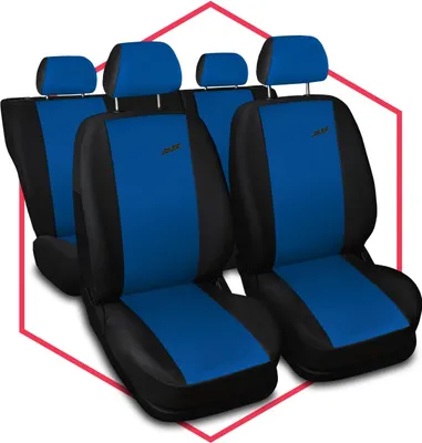 Produktbild von Autositzbezüge Universal Schonbezüge Sitzauflage PKW für Volkswagen Lupo Blau XR