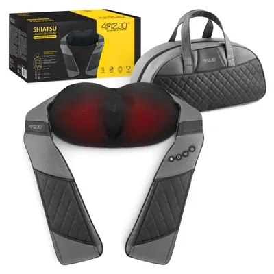 Produktbild von 4FIZJO Shiatsu-Massagegurt LUXURY+ für Nacken, Schultern, Rücken, Wärmefunktion, inkl. Transporttasche