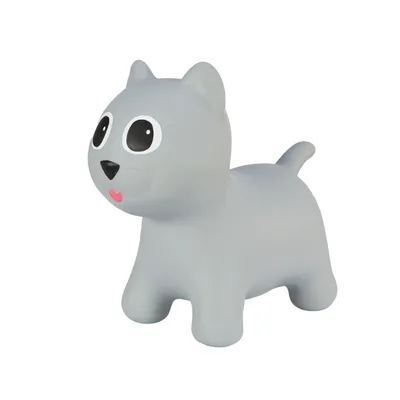 Produktbild von Tootiny graue Katze Kätzchen aufblasbares Spielzeug zum Springen für Kinder