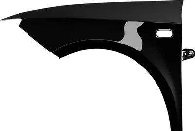 Obrázek produktu pro BLU Blatník náhrada pro Seat Ibiza IV 4 6J LZ9Y Levý Černá PhantomSchwarz | 2008-2017 | Přední | Lakovaný | Připravený k montáži | Pozink