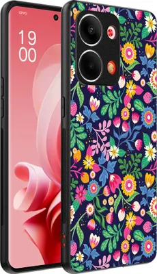 Obrázek produktu pro Smartphonica Pouzdro na telefon vhodné pro Oppo Reno 9 / 9 Pro s květinovým potiskem - TPU zadní kryt pouzdra květinový design