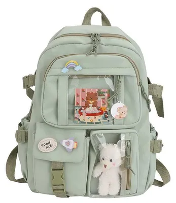 Productafbeelding van Solidchoice - Kawaii Rugzak met Accessoires en Grote Capaciteit