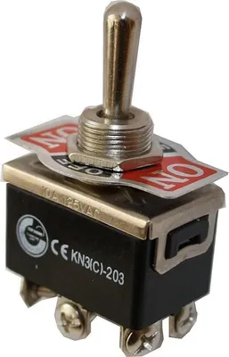 Produktbild von Kippschalter EIN / AUS / EIN 2xUM KN3C-203