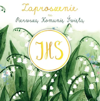 Image de Invitation - Communion muguet (5 pcs)