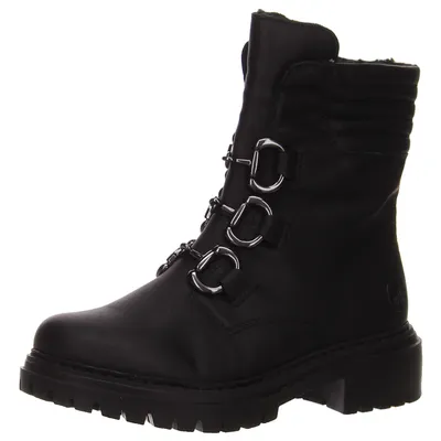 Produktbild von Rieker Schnür-,Zug-u.Schnallenstiefel in schwarz, Gr. 38