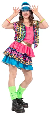 Image de Costume de panthère kitsch et coloré pour femmes - Taille 46