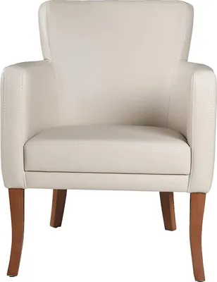 Produktbild von Moderner Beiger Ledersessel Wohnzimmer Einsitzer Designer Sitzmöbel