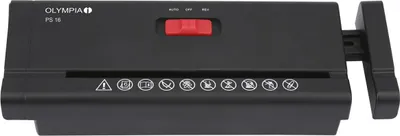 Obrázek produktu pro Olympia Ps 16 Aktenvernichter Schwarz