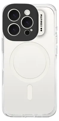 Produktbild von Case & Me CMCOVCASIP1667PB, Cover, Apple, iPhone 16 Pro Max, 17,4 cm (6.86"), Beige, Transparent
