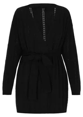 Produktbild von PATTEN Damen Cardigan - Schwarz PATTEN Damen Cardigan - Schwarz, M/L