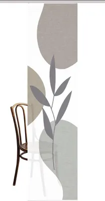 Produktbild von 84074 FRONDA Schiebegardine, recyceltem Polyester 245x60 cm