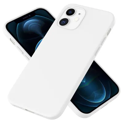 Immagine prodotto di NALIA Custodia in silicone morbido per iPhone 12 / 12 Pro, custodia protettiva morbida Bianco