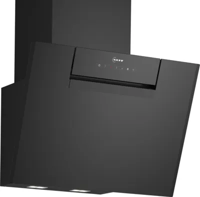 Produktbild von Neff D65IFN1S0, N 50, Wandesse, 60 cm, Klarglas schwarz bedruckt