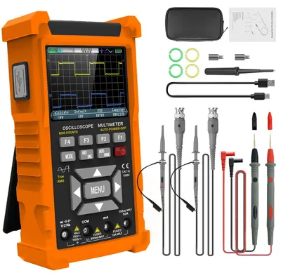 Oszilloskop-Multimeter 3-in-1, 50 MHz, 280 MSa/s, 2 Kanäle, schwarz
