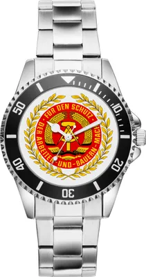Produktbild von KIESENBERG Herrenuhr Armbanduhr Geschenk Ostalgie Fan Artikel Idee Fanartikel Analog Quartz Uhr 1166