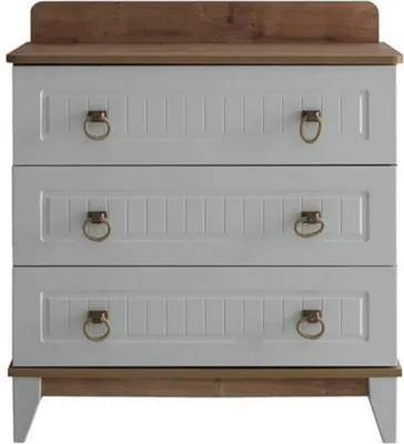 Image de Commode moderne à trois tiroirs Design élégant pour chambre à coucher