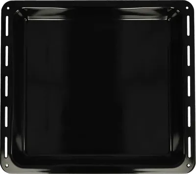 Produktbild von vhbw Backblech kompatibel mit Zanussi ZOUK91PX, ZOU882X Backofen - 42,2 x 37,7 x 5,3 cm, Antihaftbeschichtet, Emailliert Schwarz