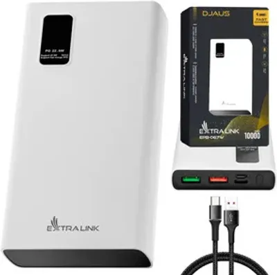 Produktbild von Extralink Powerbank 10000mAh 22,5W Fast Charge USB-C