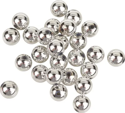Produktbild von VBS Wachsperlen, Ø 10 mm, 26 Stück Silber