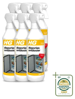 Produktbild von 6 x HG Gefrierschrank-Enteiser - 500 ml - Vorratspackung - 6 Stücke
