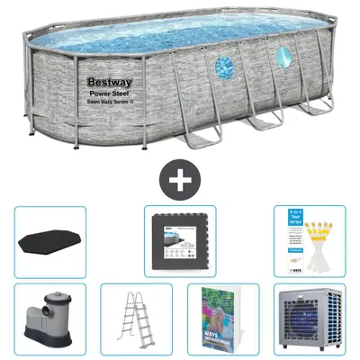 Produktbild von Bestway Power Steel Oval - 549x274x122 cm - 8-teilig  S538