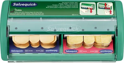 Zdjęcie produktu dla Dozownik plastrów Salvequick® 490700 - 85 napełnionych plastrów
