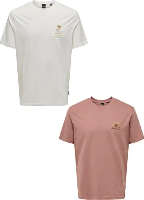 Produktbild von T-Shirt 2er-Set Rundhals Kurzarm |