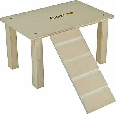 Produktbild von Elmato 10557 Nager-Hochsitz Hochstand Unterstand Etage für Nager, montiert, 28x18x16cm
