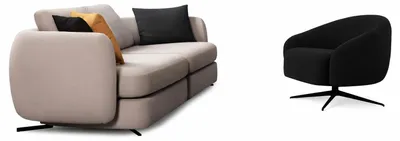 Produktbild von s Wohnzimmer Polster-Set Designer 4-Sitzer Stoffsessel