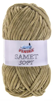 100g Strickgarn Samet Soft Chenille-Strickgarn Samtwolle Strickwolle greige
