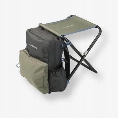Produktbild von Caperlan Essenseat 100 Faltbarer Angelhocker mit Rucksack