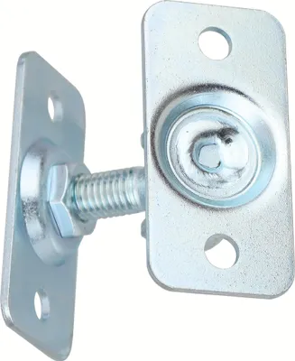 Produktbild von Torangel M12 mit 2 Anschraubplatte 75 x 37 x 2,5 mm Einstellbar Torscharnier Torband