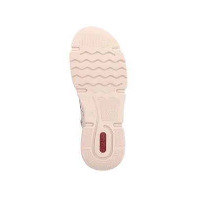 Produktbild von Rieker Damen Stiefelette Filz warm gefüttert sportlich High Top Sneaker 45900, Größe:38 EU, Farbe:Beige