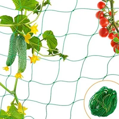 Produktbild von Pflanzenstütznetz langlebiges Nylon grün 2 x 8 Meter