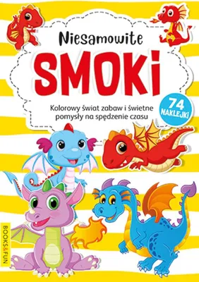 Obrázok produktu pre Niesamowite Smoki - Opracowanie Zbiorowe (Malbucher für Kinder auf Polnisch)