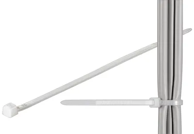 Immagine prodotto di Goobay 17063 Fascetta in nylon resistente alle intemperie, trasparente - 365 mm, 3,5 mm